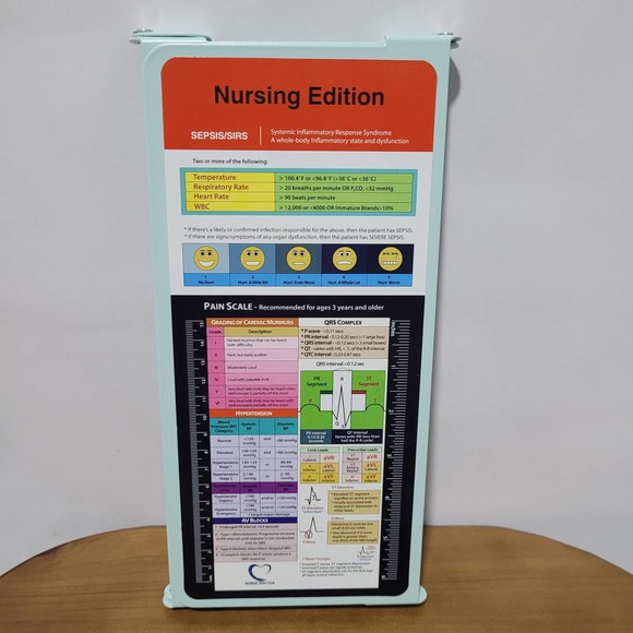 Metal Nursing Pocket Clipboard Foldable, Blue - Picture 4 of 5